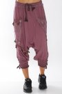 Payet Detaylı bordo Renk Etnik Kadın Şalvar Pantolon
